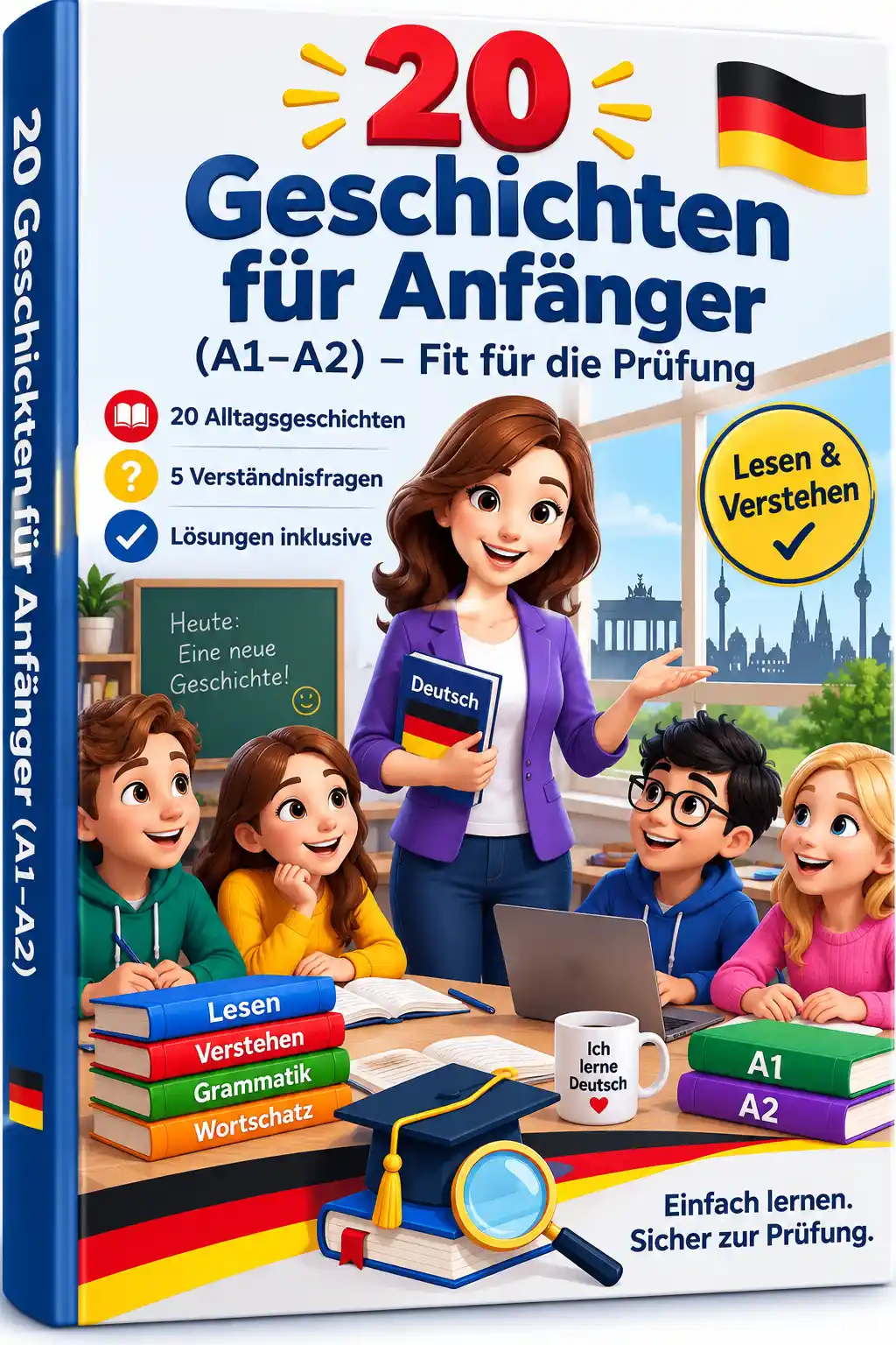 20 Geschichten für Anfänger (A1-A2) (Fit für die Prüfung)