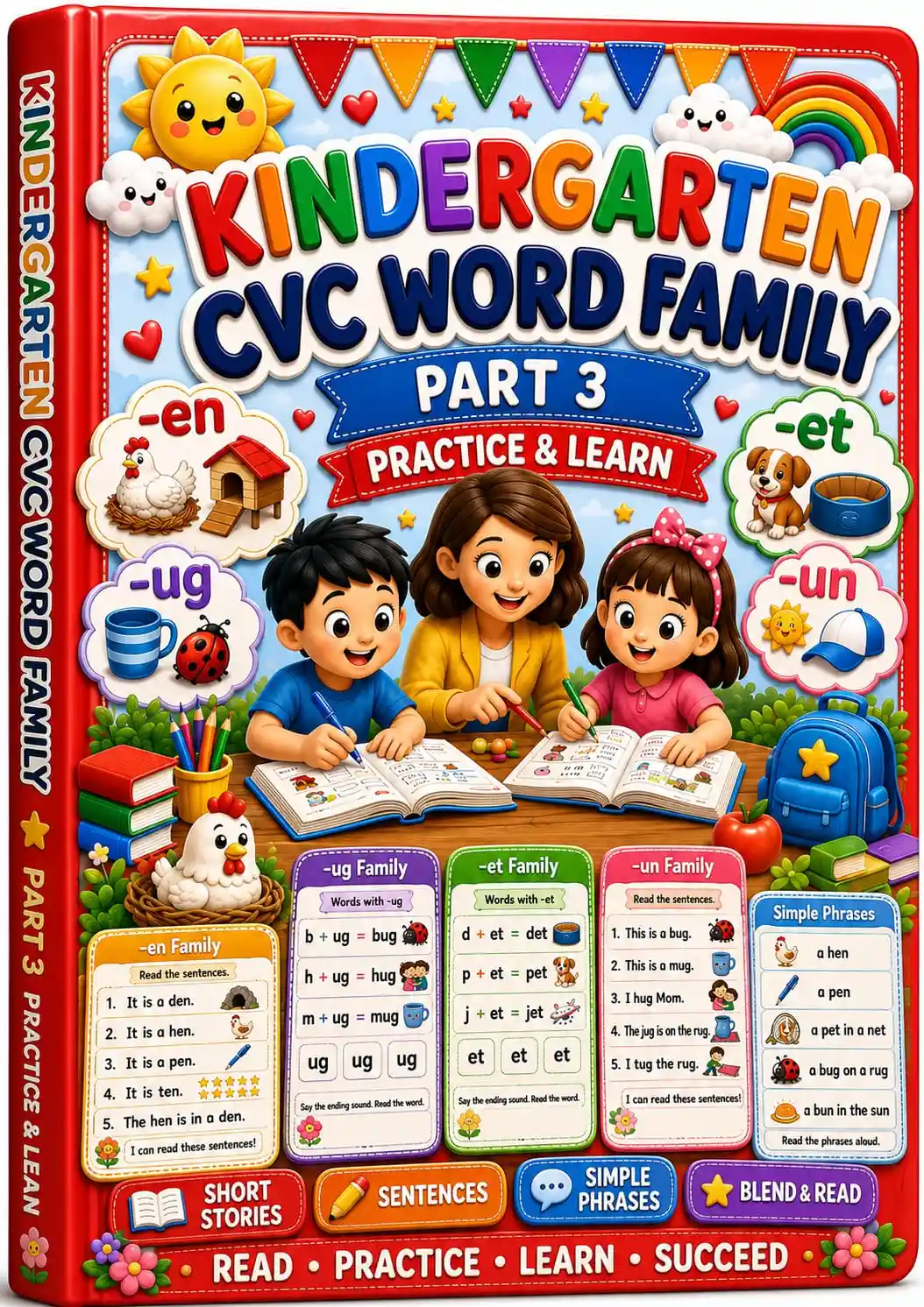 Kindergarten CVC Word Family Part 3